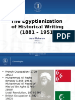 The Egyptianization of Historical Writing (1881 - 1951)