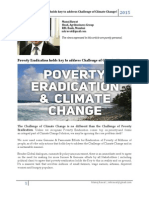 Poverty Eradication Holds Key To Address Challenge of Climate Change