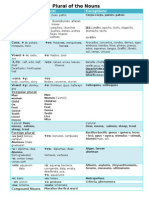 TOEFL-Plural of The Nouns