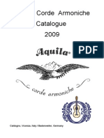 Aquila Corde Armoniche, Catalogue, 2009