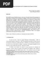 PROFESSORES EM EXERCÍCIO E A FORMAÇÃO INTERCULTURAL 