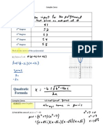 Zeros of A Polynomial: 1 Degree 2 Degree 3 Degree 4 Degree N Degree