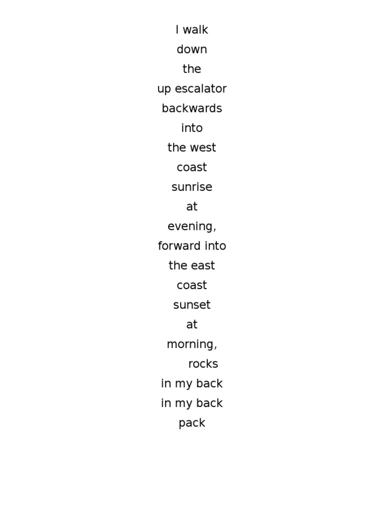 Walking Backwards into Sunsets | PDF | Earth Phenomena | Nature
