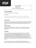 Download Day and Night Lesson Plan by Anonymous sadlhL SN292715356 doc pdf