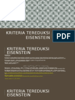 Eisenstein Kriteria