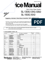 Technics SL1300 Thru 1510 SM - Service Manual / eletronic diagram