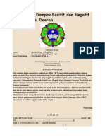 Mengetahui Dampak Positif Dan Negatif Dari Otonomi Daerah