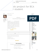 Visual Basic Project For BCA Final Year Student