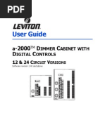 Leviton A-2000 Dimmer Cabinet With Digital Control