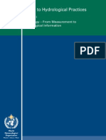 WMO - Guide - 168 - Vol - I - En-Guide To Hydrological Practices PDF