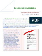 Historia de la seguridad social en Venezuela