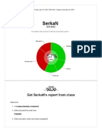 Serkan: Get Serkan'S Report From Class