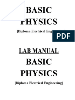 Basic Physics: Lab Manual