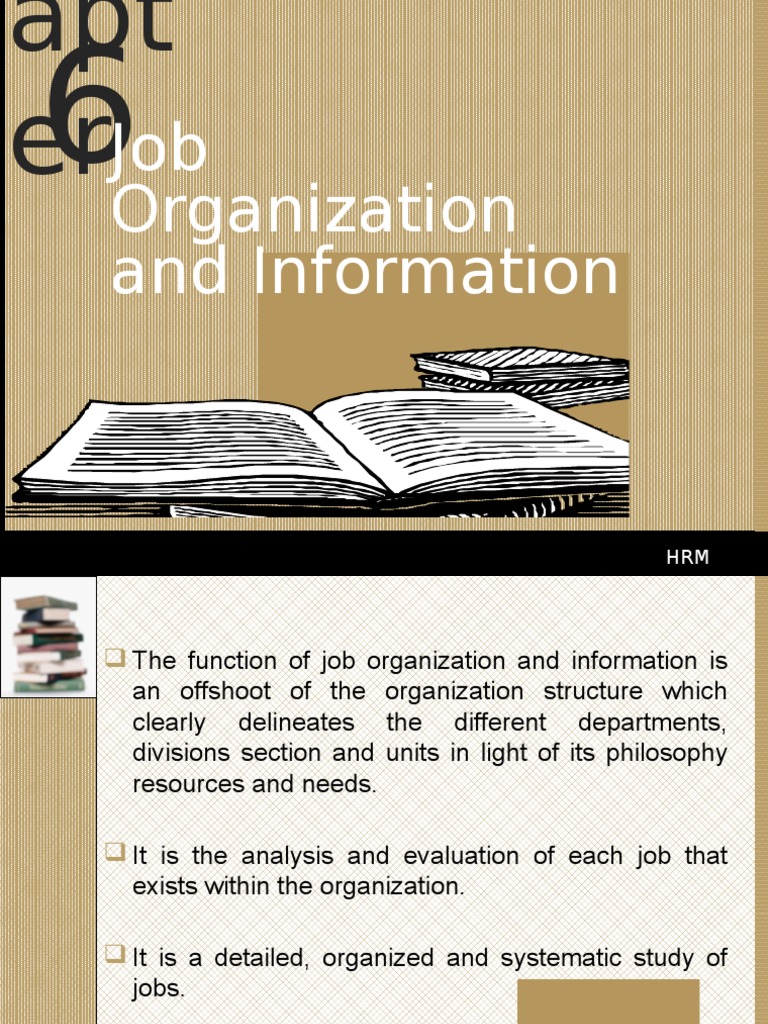 Job Organization and Analysis Overview | PDF | Intelligence Analysis ...