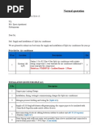 AC Annual Maintenance Contract Quotation | PDF | Air Conditioning ...