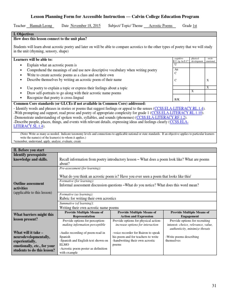 Lesson 2 Acrostic Poems Poetry Learning