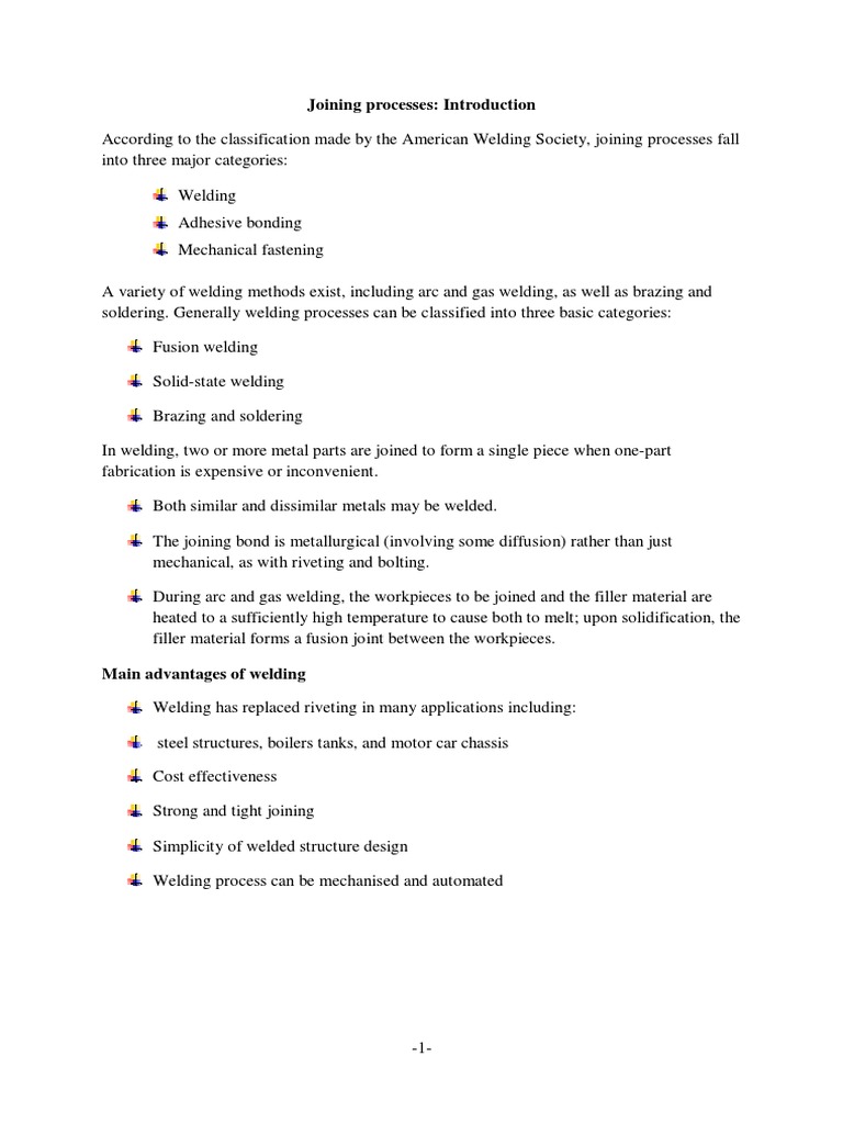 Welding Notes | PDF | Technology & Engineering