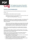PAYING FOR INFORMATION   A Report of the Ethics Advisory Committee of The Canadian Association of Journalists 