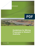 ENV-MEB-200 Guide Line Mining Proposal