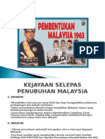 Kejayaan Selepas Penubuhan Malaysia Slides