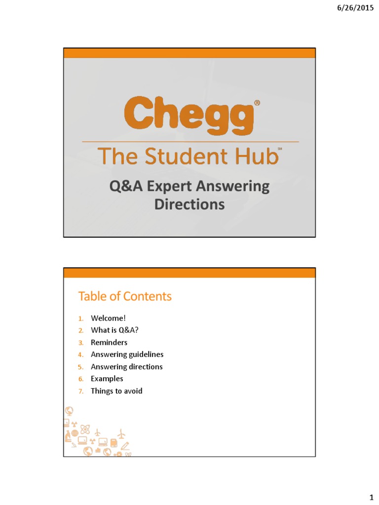 QA EA Answering Guidelines | PDF | Question | Expert