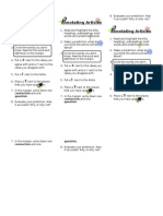  Annotating Articles Bookmark