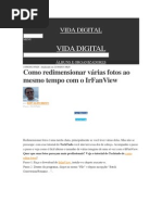 Redimensionando Fotos Com o IrFanView