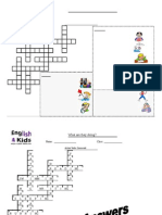 Actions Verbs Crossword