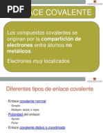 ENLACE QUIMICO-COVALENTE