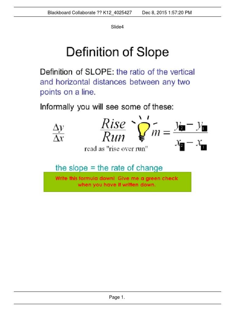 Slope | PDF