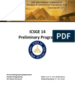 The Fourteenth International Conference On Structural and Geotechnical Engineering (ICSGE 14)