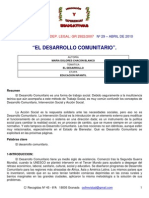 Desarrollo comunitario