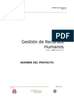 9. Plan de Gestión de Los Recursos Humanos