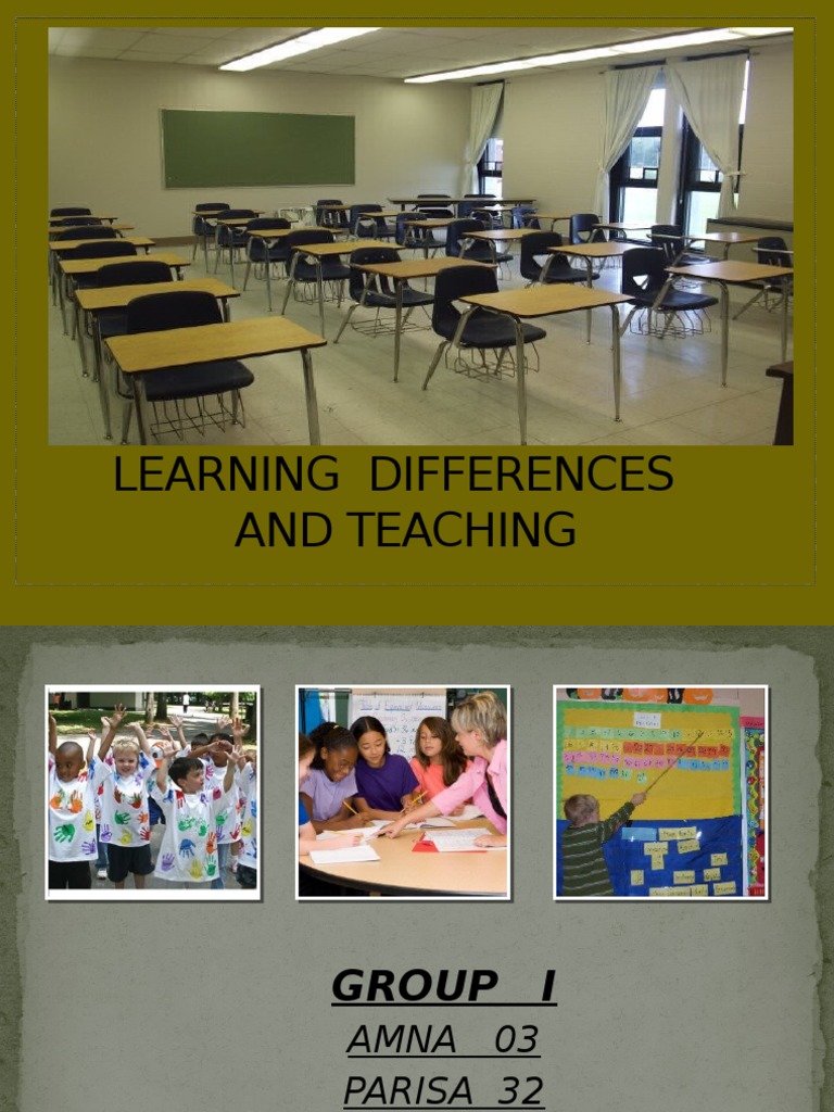 Learning Differences and Teaching | PDF | Social Science | Science ...
