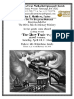 "The Glory Train: Greater Allen African Methodist Episcopal Church