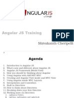 Angular JS Training: Shivakanth Cheripelli