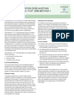 05 Gamma Dose Auditing For 11137 2006 Method 1