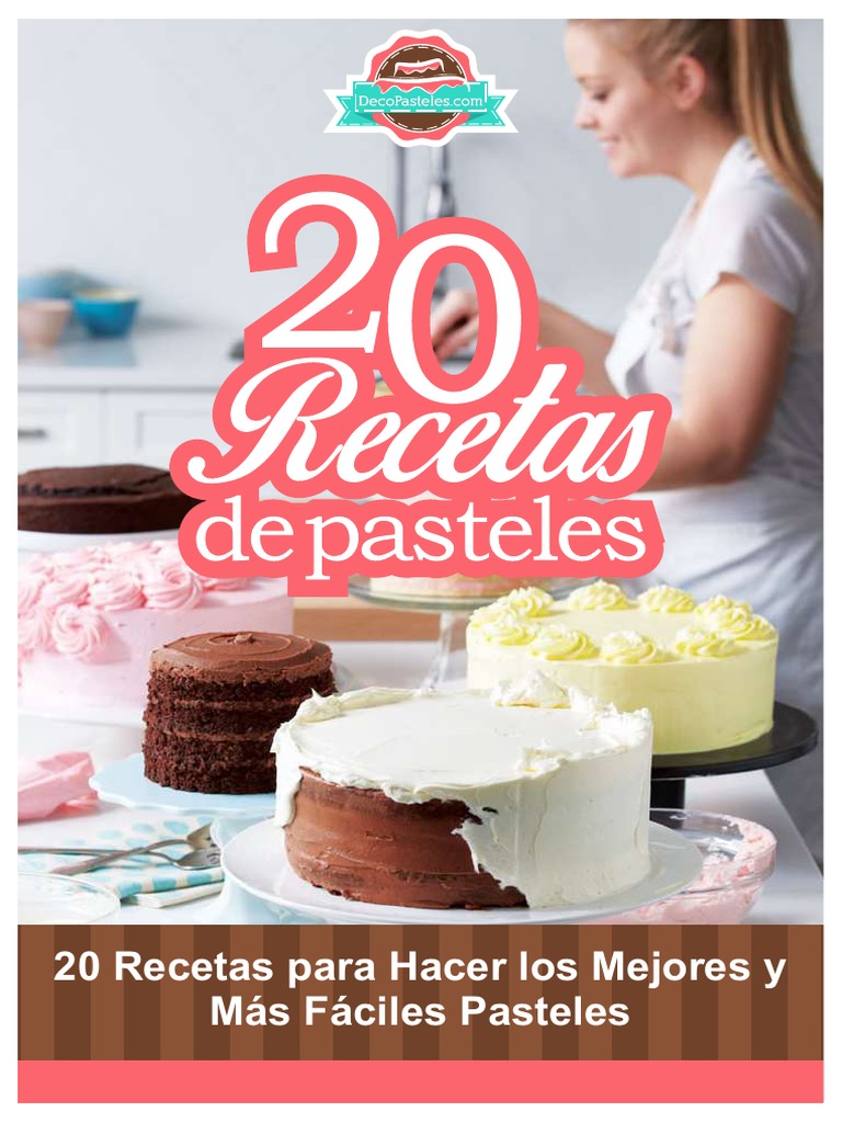 20 Recetas de Pasteles | PDF | Chocolate | Crema