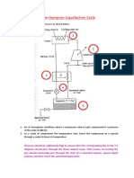 Claude-Linde Liquefaction Cycles Diagram