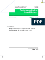 Cesano, José.- Redes Intelectuales y Recepción en La Cultura Jurídico Penal de Córdova 1900-1950