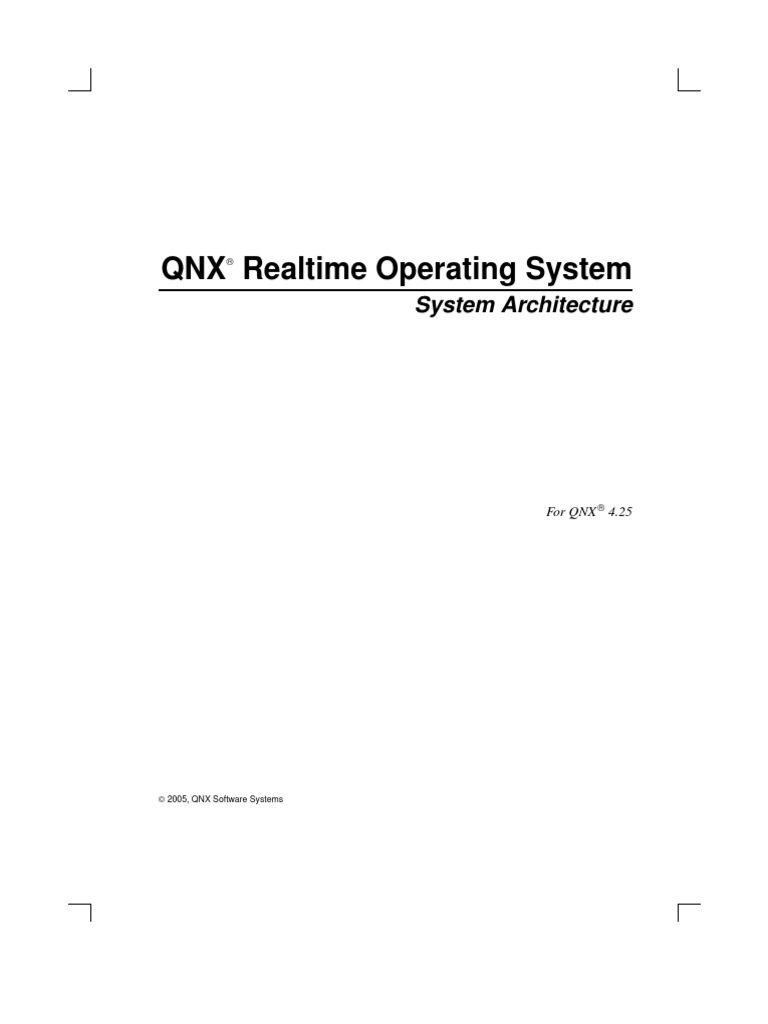 Qnx Sysarch Message Passing File System