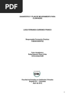 Diagnóstico y Plan de Mejoramiento para Clonhadas