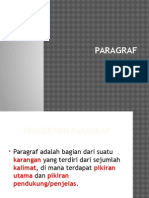 Materi Kuliah Bahasa Indonesia "Paragraf"