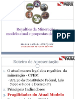 Royalties Mineracao Modelo Atual Propostas Mudanca SEICOM