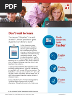 Download Lenovo ThinkPad 11e  Intel Celeron processor  more time to learn by Principled Technologies SN292816925 doc pdf