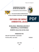 Estudio Del Impacto Ambiental (EsIA)