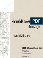 Loteamentos Urbanos - Juan Luis Mascaro