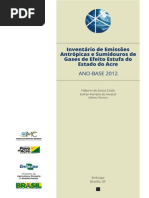 Inventário de GEE no Acre 2012