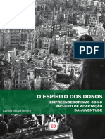 O Espírito Dos Donos: Empreendedorismo Como Projeto de Adaptação Da Juventude