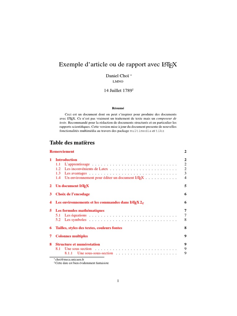 Latex Par L Exemple1.2 PDF  PDF  TeX  Linux
